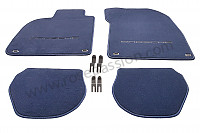 P2598 - Floor mat for Porsche 911 Turbo / 911T / GT2 / 965 • 1994 • 3.6 turbo • Coupe • Manual gearbox, 5 speed