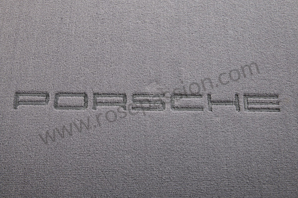 P2599 - Tapis de protection jeu gris classique pour Porsche 993 / 911 Carrera • 1998 • 993 carrera 2 • Cabrio • Boite manuelle 6 vitesses