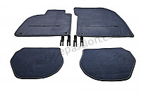 P2602 - Floor mat for Porsche 993 Turbo • 1996 • 993 turbo • Coupe • Manual gearbox, 6 speed