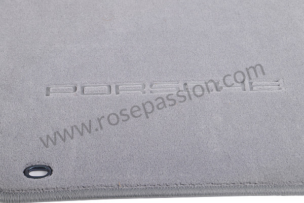 P87829 - Vloermat met porsche-inscriptie en vloerbevestiging (per 4) voor Porsche 