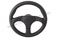 P2656 - 3-spoke sports steering wheel with hub (without airbag) for Porsche 964 / 911 Carrera 2/4 • 1990 • 964 carrera 2 • Targa • Manual gearbox, 5 speed