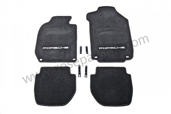 P2683 - Floor mat for Porsche 911 Turbo / 911T / GT2 / 965 • 1989 • 3.3 turbo • Coupe • Manual gearbox, 5 speed
