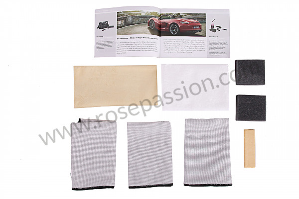 P213674 - Care kit for Porsche 356 pré-a • 1954 • 1300 s (589) • Cabrio pré a • Manual gearbox, 4 speed