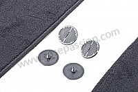 P3253 - Floor mat for Porsche Boxster / 986 • 2000 • Boxster 2.7 • Cabrio • Manual gearbox, 5 speed