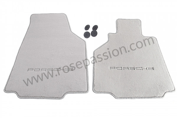 P3254 - Tapis de sol avec inscription porsche et fixation au sol (les 2) pour Porsche Boxster / 986 • 2001 • Boxster 2.7 • Cabrio • Boite auto