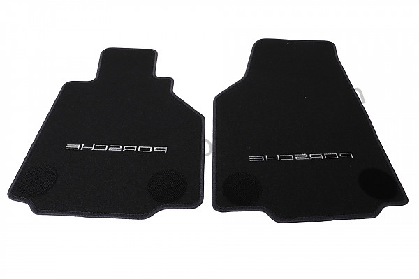 P3255 - Tapis de sol avec inscription porsche et fixation au sol (les 2) pour Porsche Boxster / 986 • 2003 • Boxster 2.7 • Cabrio • Boite auto