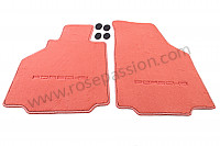 P3257 - Floor mat for Porsche Boxster / 986 • 2000 • Boxster 2.7 • Cabrio • Manual gearbox, 5 speed