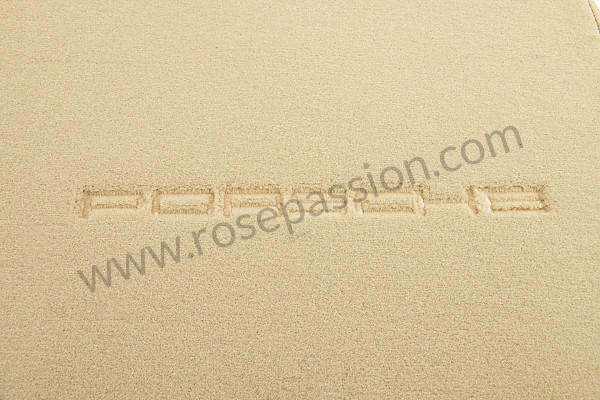 P3259 - Tapis de sol avec inscription porsche et fixation au sol (les 2) pour Porsche Boxster / 986 • 2000 • Boxster 2.7 • Cabrio • Boite manuelle 5 vitesses