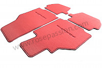 P3330 - Floor mat for Porsche 996 Turbo / 996T / 911 Turbo / GT2 • 2001 • 996 turbo • Coupe • Manual gearbox, 6 speed