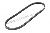 P5506 - V-belt for Porsche 924 • 1978 • 924 2.0 • Coupe • Manual gearbox, 4 speed