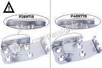 P409778 - DOOR LOCK PLATE for Porsche 914 • 1970 • 914 / 6 • Manual gearbox, 5 speed