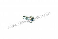 P6058 - Oval-head screw for Porsche 928 • 1993 • 928 gts • Coupe • Manual gearbox, 5 speed