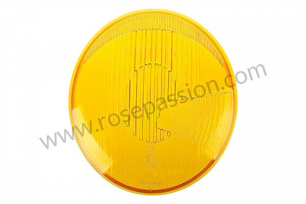P258626 - Yellow bosch headlight lens  for Porsche 912 • 1966 • 912 1.6 • Coupe • Manual gearbox, 4 speed