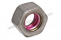 P6593 - Hexagon nut for Porsche 924 • 1980 • 924 2.0 • Coupe • Manual gearbox, 5 speed