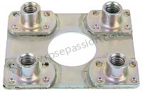 P594538 - THREADED PLATE for Porsche 356a • 1959 • 1600 carrera gs (692 / 2) • Coupe a t2 • Manual gearbox, 4 speed