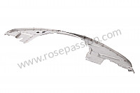 P111934 - Front engine panel for early version heat exchanger for Porsche 