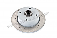 P120435 - Perforated front brake disc for Porsche 914 • 1971 • 914 / 4 1.7 • Manual gearbox, 5 speed