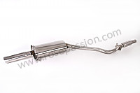 P73009 - Stainless steel silencer for Porsche 924 • 1984 • 924 2.0 • Coupe • Manual gearbox, 5 speed