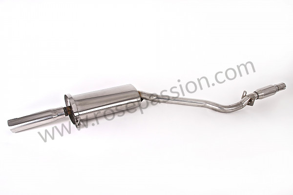 P73009 - Stainless steel silencer for Porsche 924 • 1979 • 924 2.0 • Coupe • Automatic gearbox