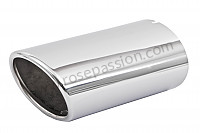 P95760 - Ornamental exhaust pipe for Porsche 924 • 1981 • 924 carrera gt • Coupe • Manual gearbox, 5 speed