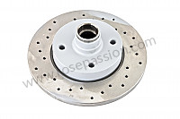 P92739 - Perforated front brake disc for Porsche 924 • 1985 • 924 2.0 • Coupe • Manual gearbox, 5 speed