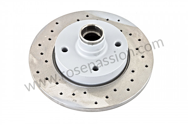 P92739 - Perforated front brake disc for Porsche 924 • 1984 • 924 2.0 • Coupe • Automatic gearbox