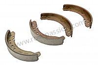 P7305 - Brake shoe for Porsche 924 • 1981 • 924 2.0 • Coupe • Manual gearbox, 5 speed