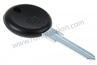 P7856 - Blank key for Porsche 944 • 1985 • 944 2.5 serie 1 • Coupe • Automatic gearbox