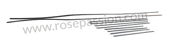 P8036 - Satz flankenschutz für Porsche 924 • 1987 • 924s 2.5 • Coupe • 5-gang-handschaltgetriebe