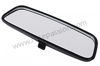 P8062 - Miroir intérieur noir satine pour Porsche 911 Classic • 1968 • 2.0t • Coupe • Boite auto