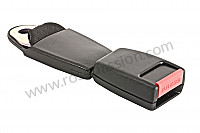 P8081 - Seat-belt buckle for Porsche 924 • 1978 • 924 2.0 • Coupe • Manual gearbox, 4 speed