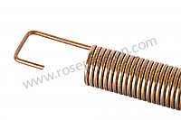 P173844 - Tension spring for Porsche 356B T6 • 1962 • 1600 (616 / 1 t6) • Cabrio b t6 • Manual gearbox, 4 speed