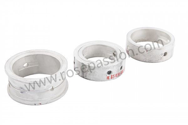 P111909 - Full set of line bushes 356 356a 356b 60 and 75hp interior -0.25 (3-piece casings) exterior std for Porsche 356a • 1957 • 1600 (616 / 1 t2) • Coupe a t2 • Manual gearbox, 4 speed