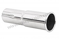 P112029 - Tail pipe for racing exhaust with double outlet for Porsche 911 Classic • 1968 • 2.0t • Targa • Automatic gearbox