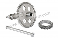 P273270 - Intermediate shaft with timing gear for Porsche 356a • 1957 • 1500 carrera gs (547 / 1) • Coupe a t1 • Manual gearbox, 4 speed