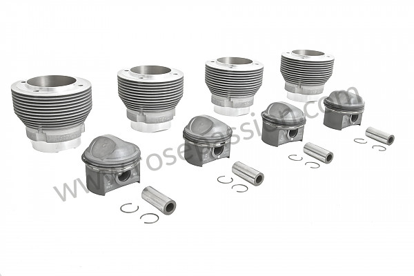 P244111 - Cylinder with piston complete for Porsche 356B T6 • 1963 • 2000 carrera gs (587 / 1) • Cabrio b t6 • Manual gearbox, 4 speed
