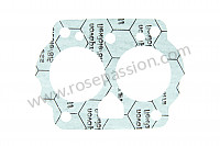 P9231 - Gasket for Porsche 356a • 1955 • 1600 (616 / 1) • Cabrio a t1 • Manual gearbox, 4 speed