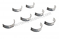 P73173 - Connecting rod bushes (full set) 356at2-c 0.25 for Porsche 356C • 1964 • 1600 sc (616 / 16) • Coupe karmann c • Manual gearbox, 4 speed