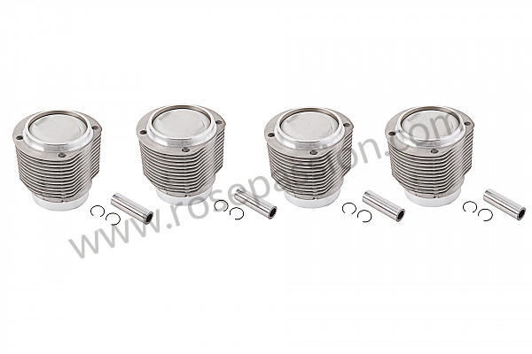 P191520 - Cylinder with pistons for Porsche 356B T6 • 1963 • 1600 super 90 (616 / 7 t6) • Coupe karmann b t6 • Manual gearbox, 4 speed