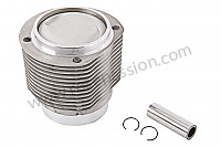 P191520 - Cylinder with pistons for Porsche 356B T5 • 1960 • 1600 super 90 (616 / 7 t5) • Cabrio b t5 • Manual gearbox, 4 speed