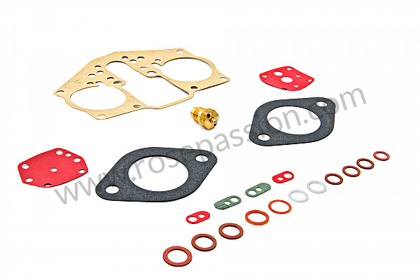 P98263 - Repair kit for solex 40pii-4 carburettor one-piece butterfly valve shaft 356 (1600 s90 -sc) 912 for Porsche 356a • 1958 • 1500 carrera gt (692 / 0) • Coupe a t2 • Manual gearbox, 4 speed