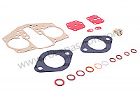 P98264 - Repair kit for solex 40pii-4 carburettor two-piece butterfly valve shaft  for Porsche 356a • 1957 • 1500 carrera gt (547 / 1) • Coupe a t1 • Manual gearbox, 4 speed
