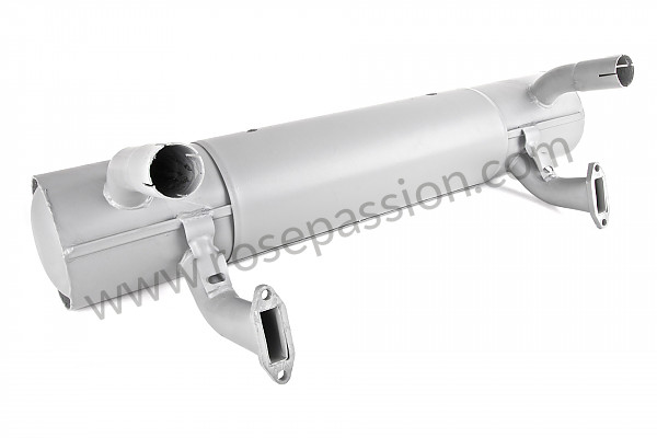 P106674 - Silencer 356a double tail pipe for Porsche 356a • 1956 • 1300 s (589 / 2) • Cabrio a t1 • Manual gearbox, 4 speed