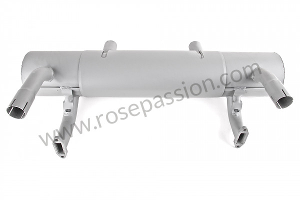 P106674 - Silencer 356a double tail pipe for Porsche 356a • 1955 • 1600 (616 / 1) • Speedster a t1 • Manual gearbox, 4 speed