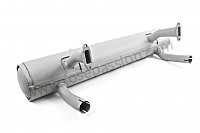 P9596 - Rear muffler for Porsche 356B T5 • 1959 • 1600 s (616 / 2 t5) • Coupe b t5 • Manual gearbox, 4 speed