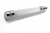 P9599 - Exhaust silencer for Porsche 356B T6 • 1963 • 1600 s (616 / 12 t6) • Coupe reutter b t6 • Manual gearbox, 4 speed