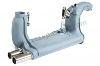 P9631 - Échangeur thermique pour Porsche 356C • 1963 • 1600 c (616 / 15) • Cabrio c • Boite manuelle 4 vitesses