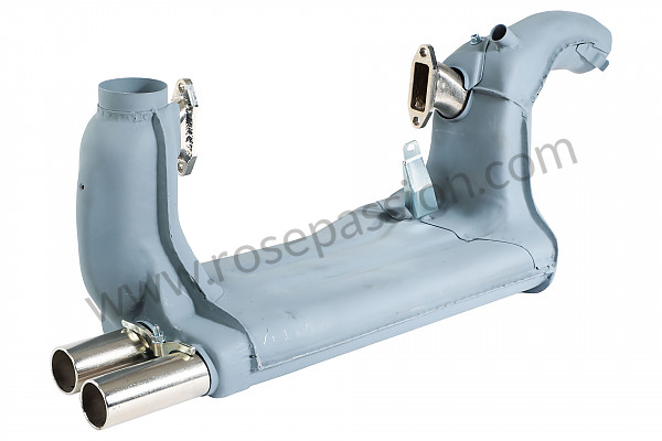 P9631 - Intercambiador de calor para Porsche 356C • 1964 • 1600 c (616 / 15) • Coupe reutter c • Caja manual de 4 velocidades
