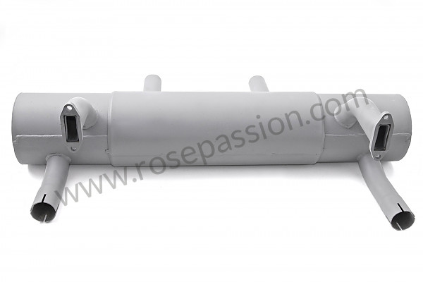 P111979 - Silencer for 356 (early heating version) 2 straight outlets for Porsche 356 pré-a • 1952 • 1300 (506) • Cabrio pré a • Manual gearbox, 4 speed