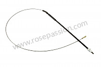 P9703 - Cable del freno de mano para Porsche 356a • 1957 • 1600 s (616 / 2 t2) • Coupe a t2 • Caja manual de 4 velocidades
